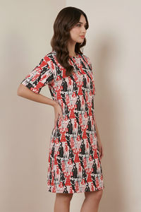 Zivame Devil Wears Prada Knit Cotton Loungewear Dress - Lucent White — thumbnail 5